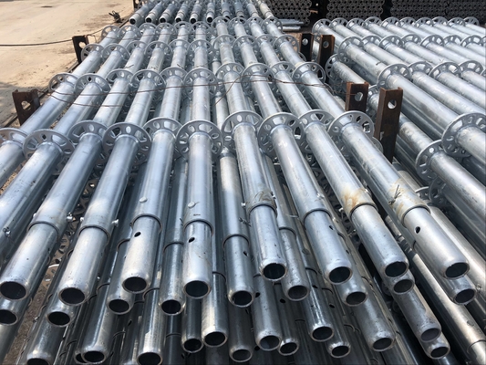 건설 스캐폴딩 HDG 스틸 링클록 수직 표준 2500mm