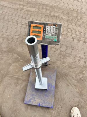 조절 가능한 중공 나사 베이스 잭, 비계 및 건설용 중부하 강철 지지대