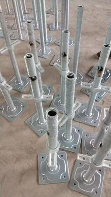 조절 가능한 중공 나사 베이스 잭, 비계 및 건설용 중부하 강철 지지대