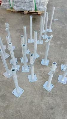 조절 가능한 중공 나사 베이스 잭, 비계 및 건설용 중부하 강철 지지대