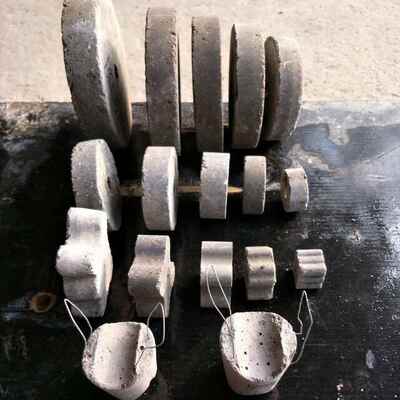 High-strength Reinforced Concrete Protective Layer Cement Pad Block Circular Cement Block