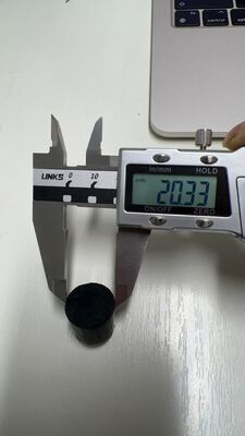 공사 구멍에 사용되는 콩형 고무 밀폐 플러그 18mm