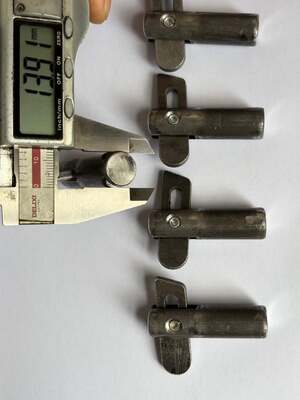 비계 부속품 보통 강철 자물쇠 핀 직경 14mm 길이 50mm