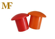안전 철근 모자 8mm - 32mm 오렌지 철근 모자 플라스틱 버섯 실 모자