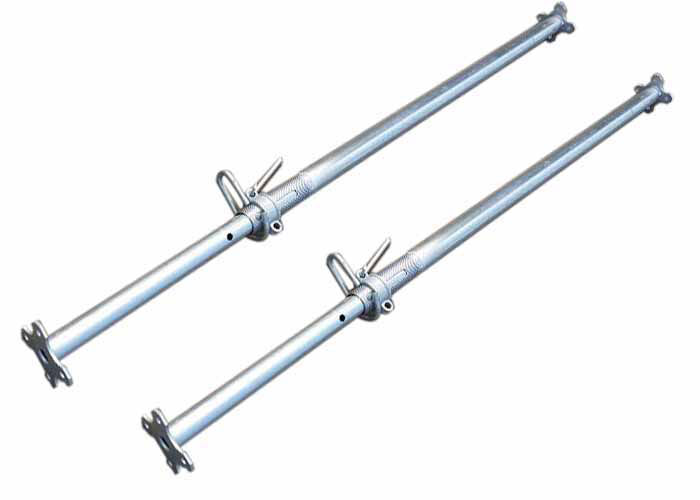 Steel Shoring Prop Support System Powder Coated Finish Corrosion Resistant