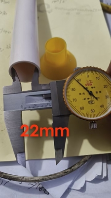 D22mm PVC 튜브 티 스톱 폼워크를 위한 플라스틱 콘으로 된 플라스틱 수갑